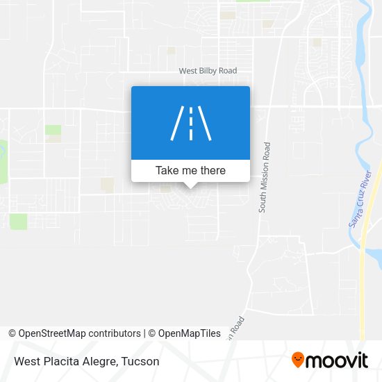 West Placita Alegre map