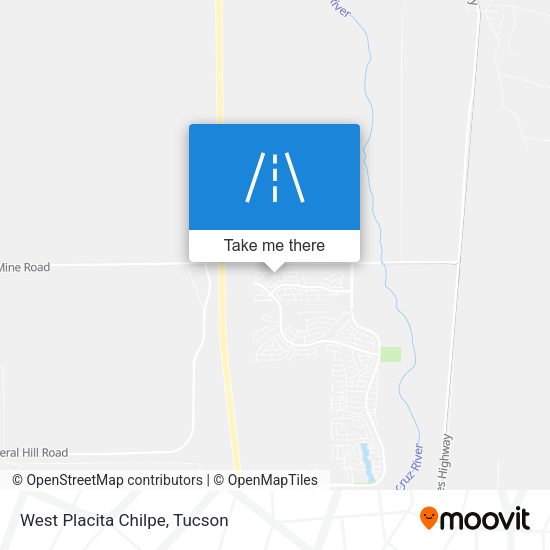 West Placita Chilpe map