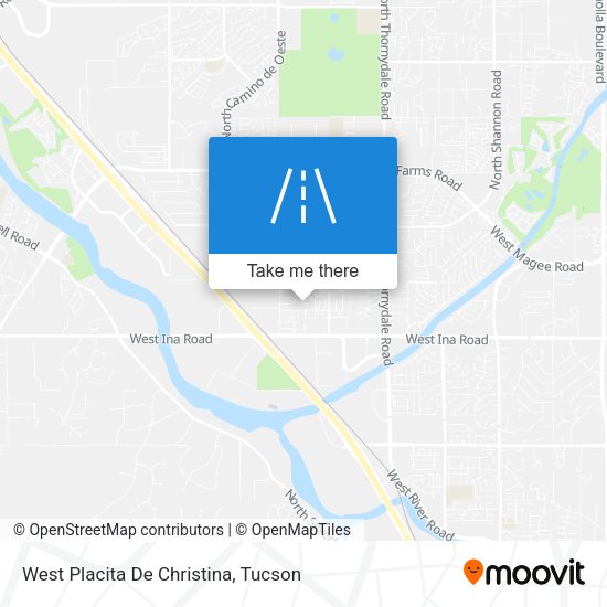 West Placita De Christina map