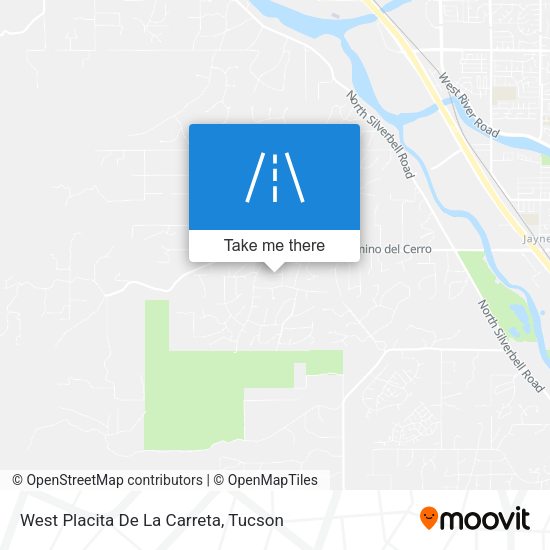 Mapa de West Placita De La Carreta