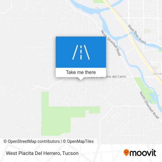 West Placita Del Herrero map