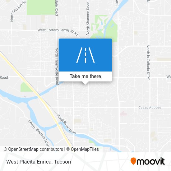 Mapa de West Placita Enrica