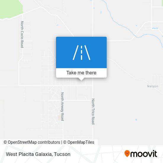 Mapa de West Placita Galaxia