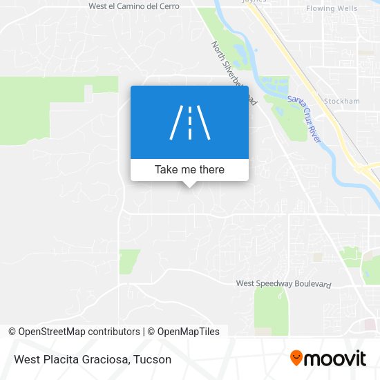 West Placita Graciosa map