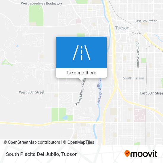 South Placita Del Jubilo map