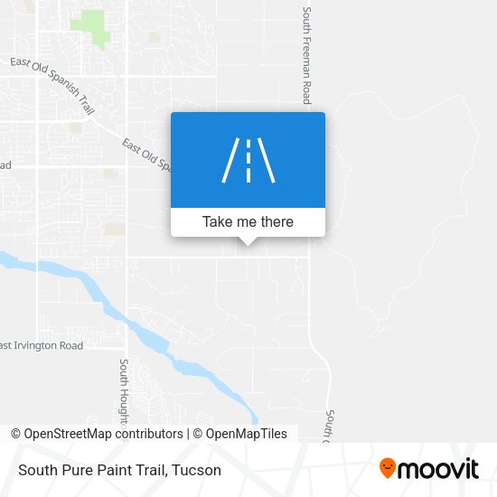 South Pure Paint Trail map