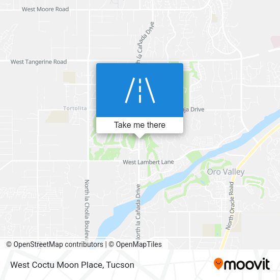 West Coctu Moon Place map