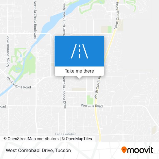 West Comobabi Drive map