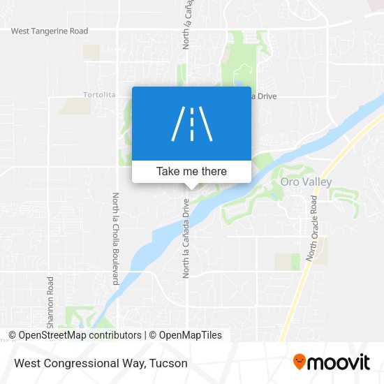 Mapa de West Congressional Way