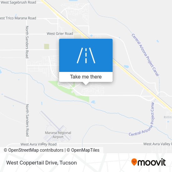 West Coppertail Drive map