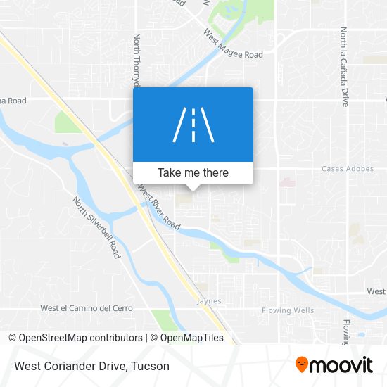 Mapa de West Coriander Drive