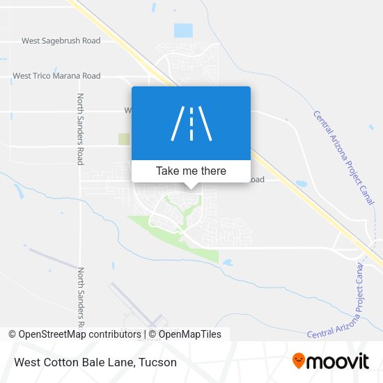 Mapa de West Cotton Bale Lane