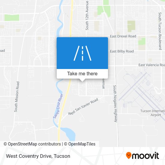 Mapa de West Coventry Drive