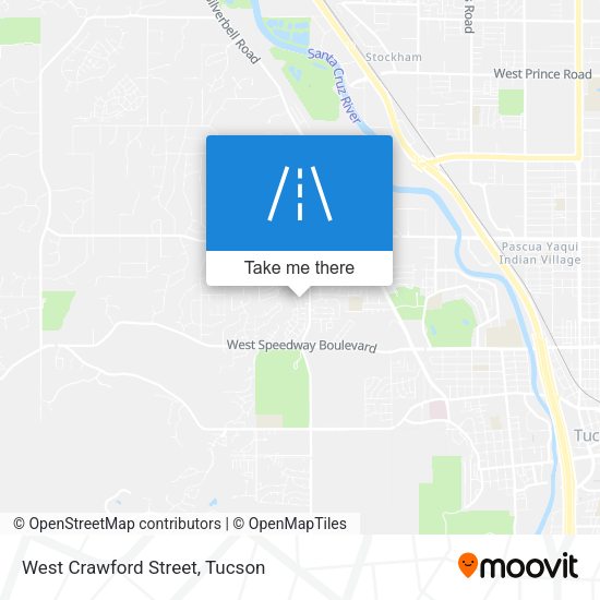 West Crawford Street map
