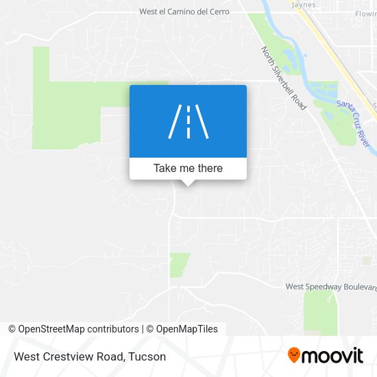 Mapa de West Crestview Road