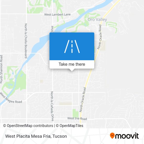 Mapa de West Placita Mesa Fria