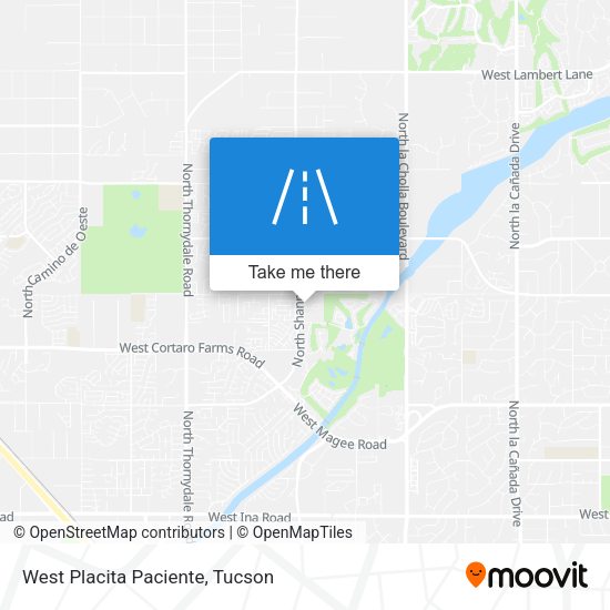 West Placita Paciente map