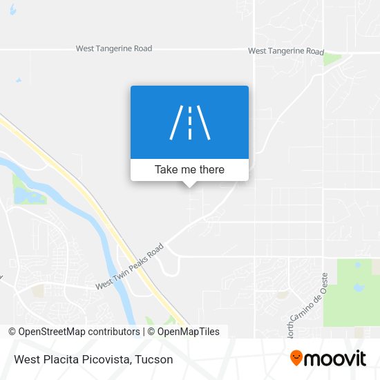 West Placita Picovista map