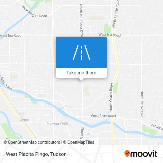West Placita Pingo map