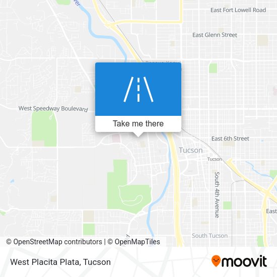 Mapa de West Placita Plata