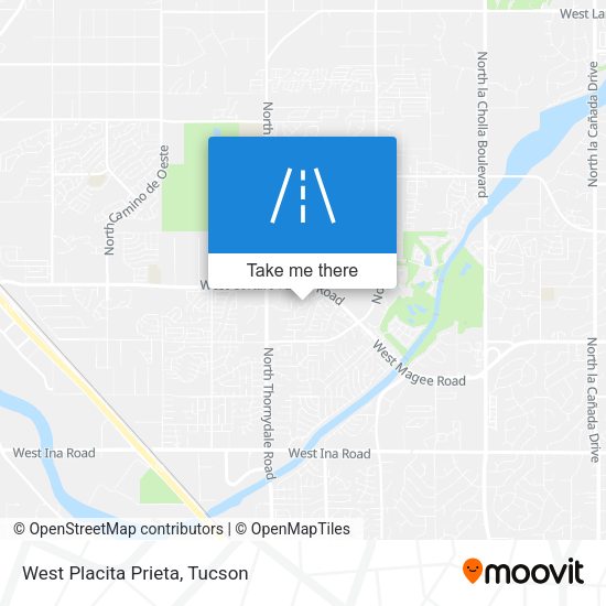 Mapa de West Placita Prieta