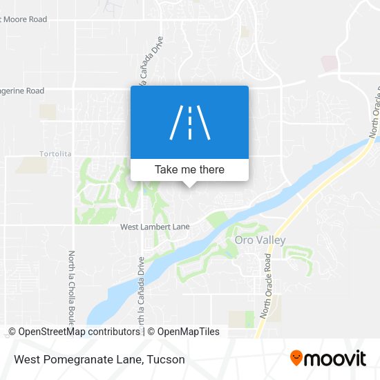 West Pomegranate Lane map