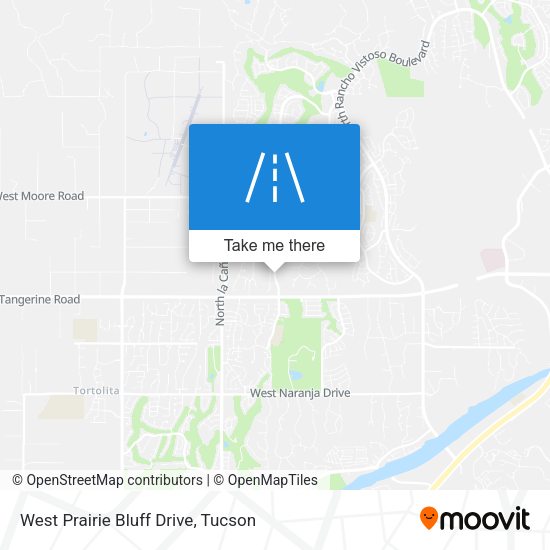 West Prairie Bluff Drive map