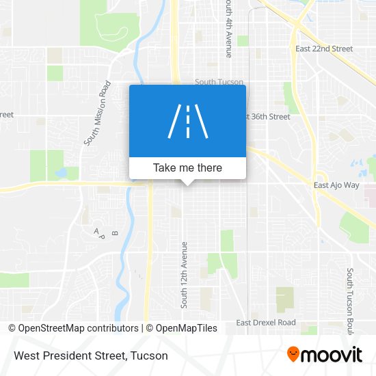 Mapa de West President Street