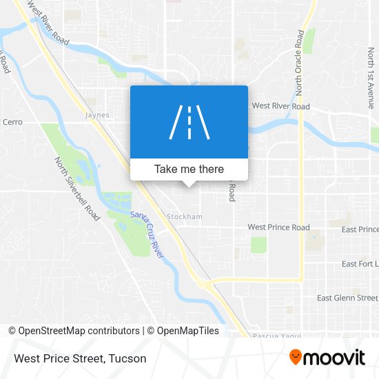 Mapa de West Price Street