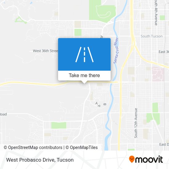 West Probasco Drive map