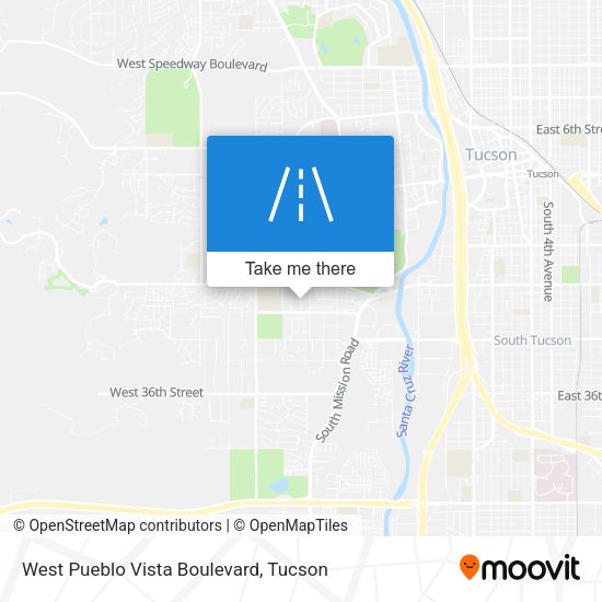 West Pueblo Vista Boulevard map