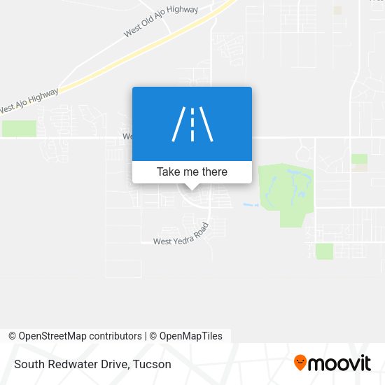 Mapa de South Redwater Drive