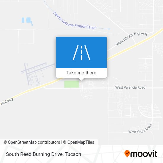 South Reed Burning Drive map