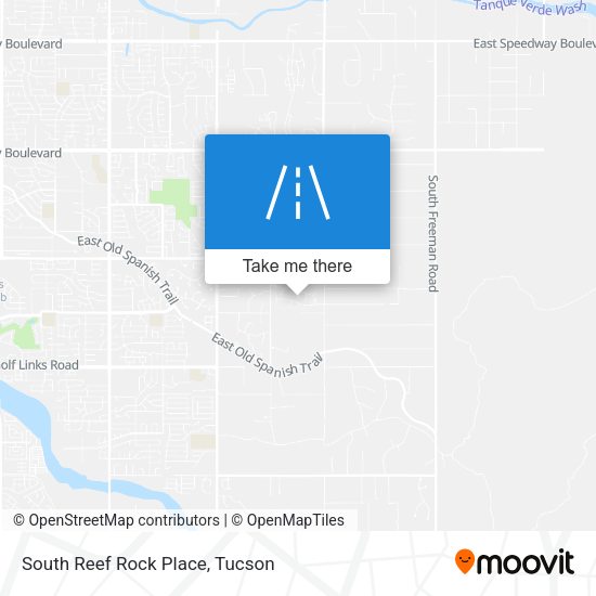 South Reef Rock Place map