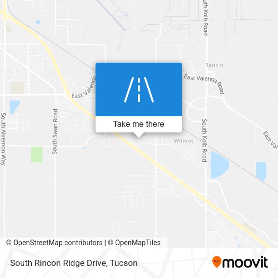 South Rincon Ridge Drive map