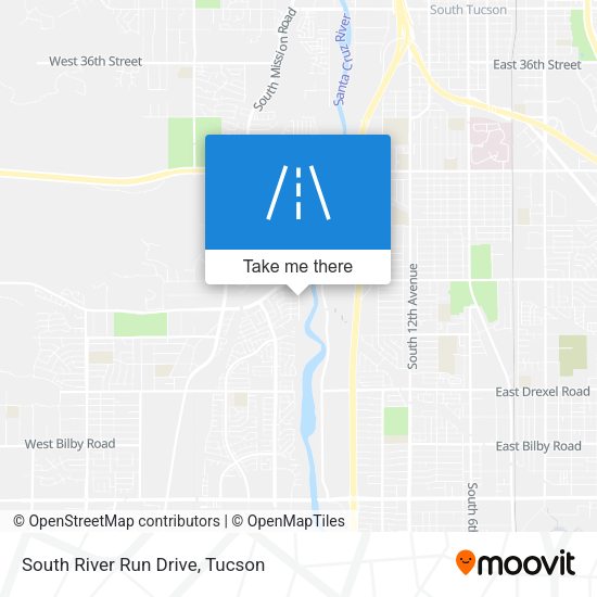 South River Run Drive map