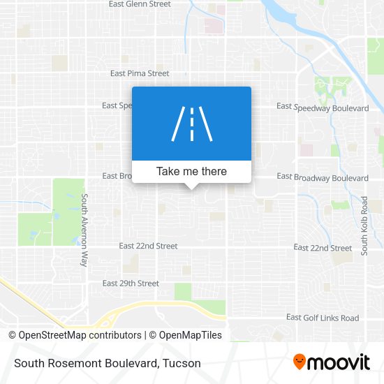 South Rosemont Boulevard map
