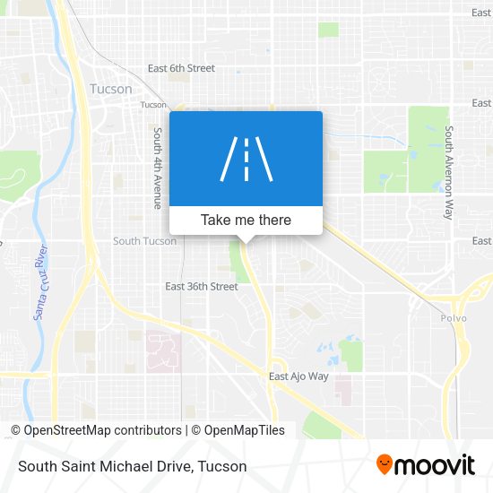 South Saint Michael Drive map