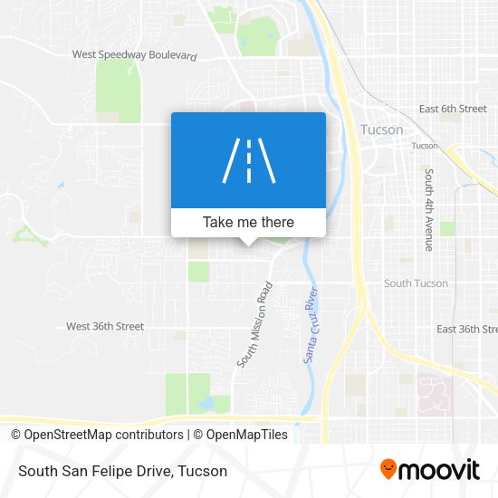 South San Felipe Drive map