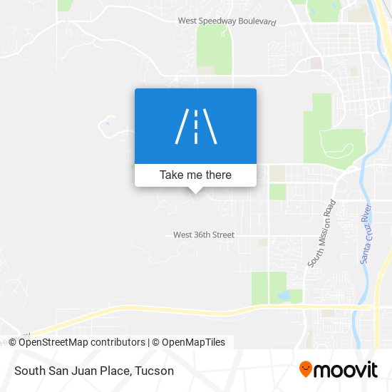 Mapa de South San Juan Place