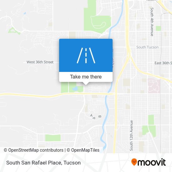 South San Rafael Place map