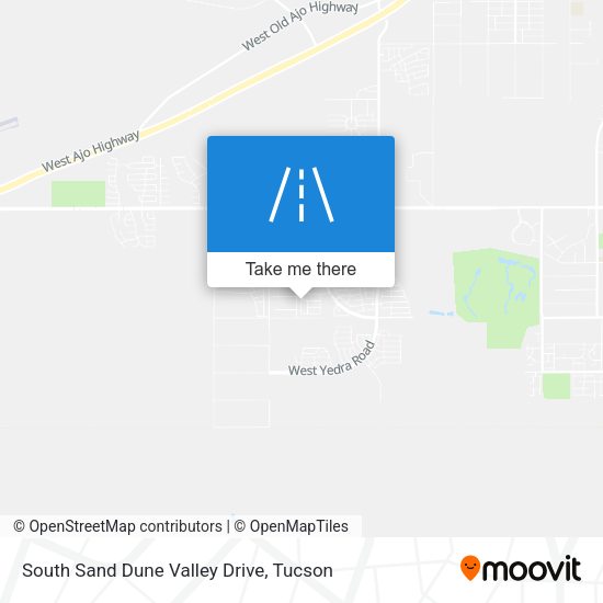 South Sand Dune Valley Drive map