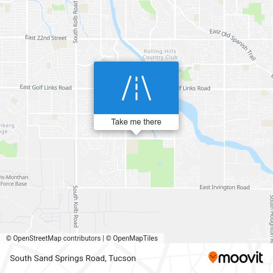 Mapa de South Sand Springs Road