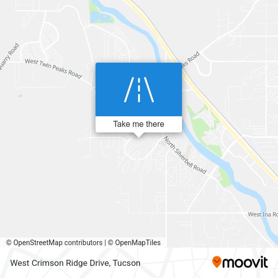 West Crimson Ridge Drive map