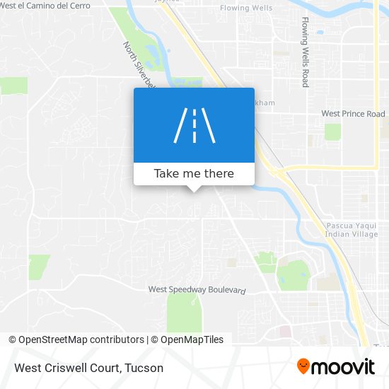 West Criswell Court map