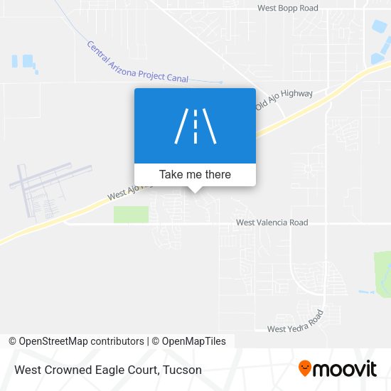 Mapa de West Crowned Eagle Court