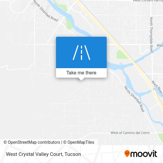 West Crystal Valley Court map