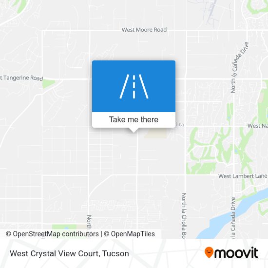 Mapa de West Crystal View Court