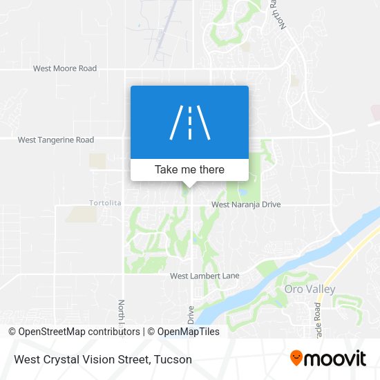 West Crystal Vision Street map