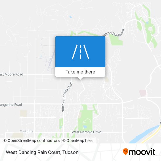 West Dancing Rain Court map